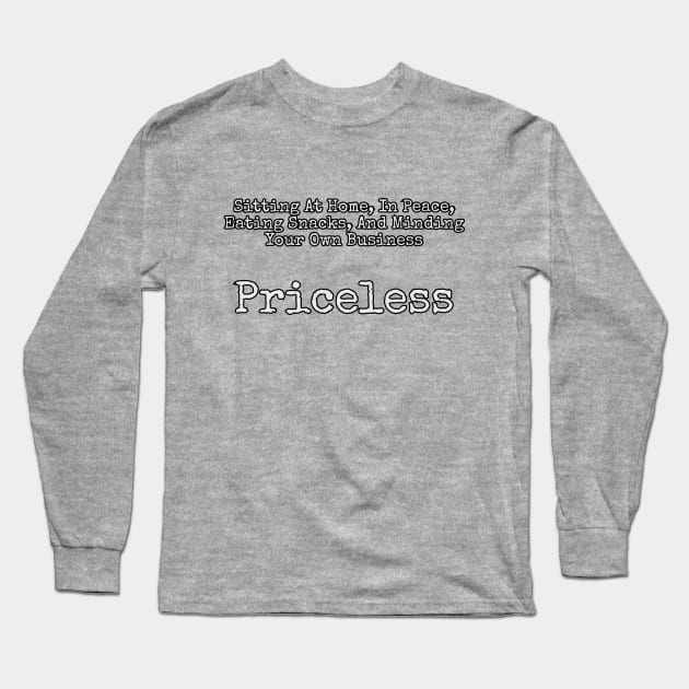 Priceless Long Sleeve T-Shirt by Among the Leaves Apparel